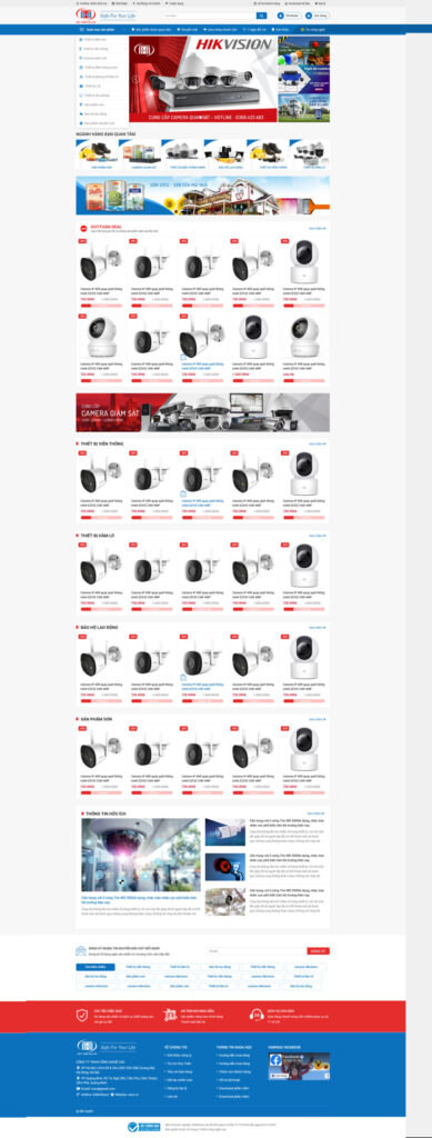 Mẫu theme Website Bán Camera 4 Chuẩn SEO 2 camera4.mauthemewp.com scaled 1