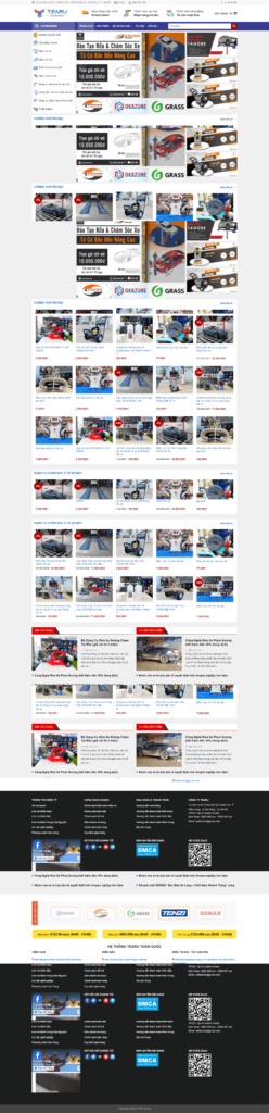 Mẫu theme Website Cầu Nâng chuẩn SEO 1 caunang.mauthemewp