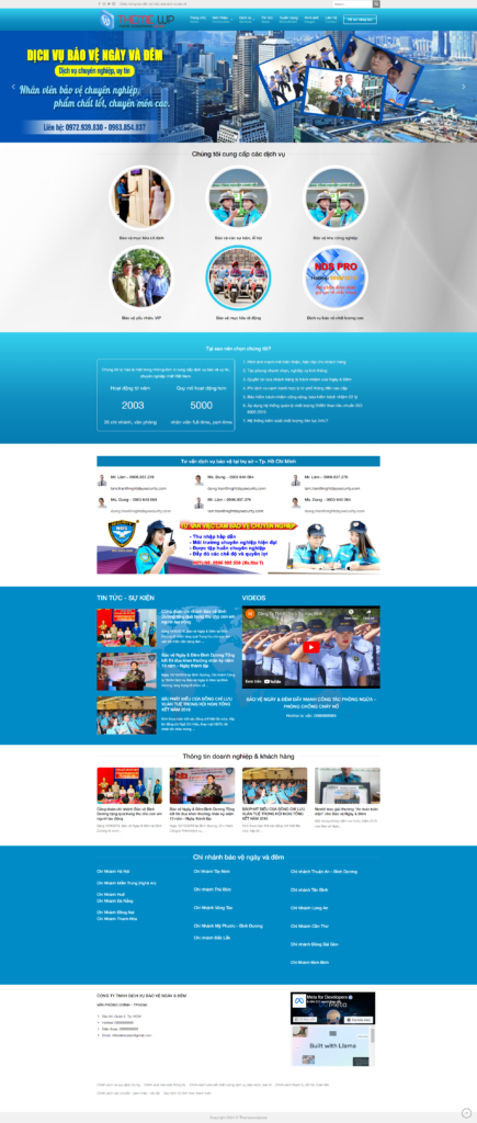 Mẫu theme Website dịch vụ bảo vệ chuẩn SEO 4 web dịch vụ bảo vệ