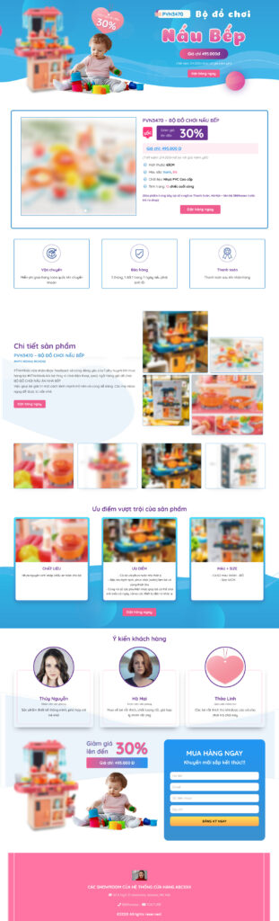 Mẫu theme Website đồ chơi trẻ em chuẩn SEO 15 dochoitreem.mauthemewp.com