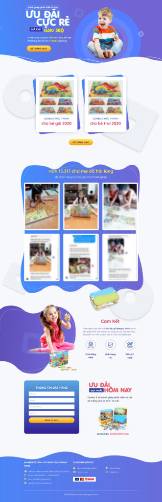 Mẫu theme Website đồ chơi xếp hình chuẩn SEO 4 dochoixephinh.mauthemewp.com