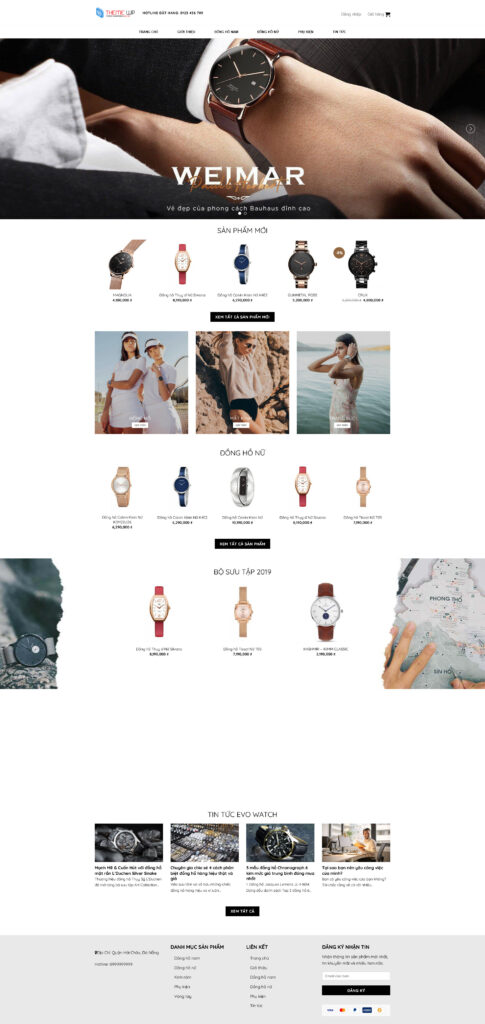 Mẫu theme Website đồng hồ chuẩn SEO 13 mẫu theme Website đồng hồ chuẩn SEO