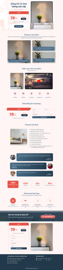 Mẫu theme Website đồng hồ dán tường chuẩn SEO 16 mẫu theme Website đồng hồ dán tường chuẩn SEO