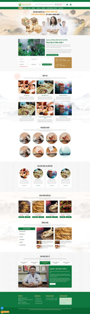 Mẫu theme Website thuốc đông y chuẩn SEO 13 dongy.mauthemewp.com