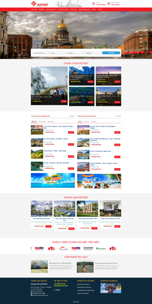 Mẫu theme Website du lịch 08 chuẩn SEO 10 mẫu theme Website du lịch 08 chuẩn SEO
