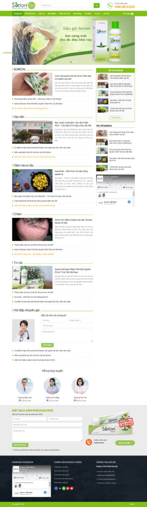 Mẫu theme Website dược phẩm 4 chuẩn SEO 6 web dược phẩm 04