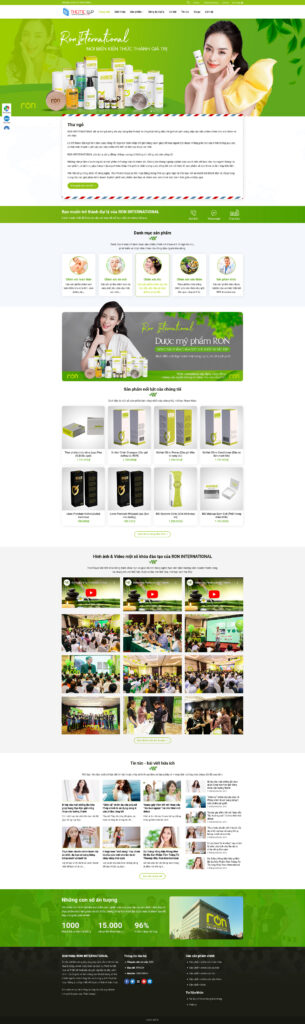 Mẫu theme Website dược phẩm 5 chuẩn SEO 7 Giao diện trang chủ Mẫu theme Website dược phẩm 5 chuẩn SEO hiển thị trên máy tính và điện thoại