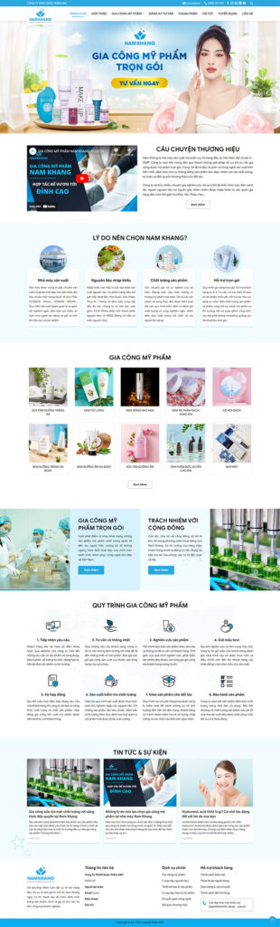 Mẫu theme Website Cty gia công chuẩn SEO 1 Giao diện trang chủ mẫu theme Website Cty gia công chuẩn SEO với video background giới thiệu toàn cảnh nhà máy, tạo ấn tượng mạnh mẽ.