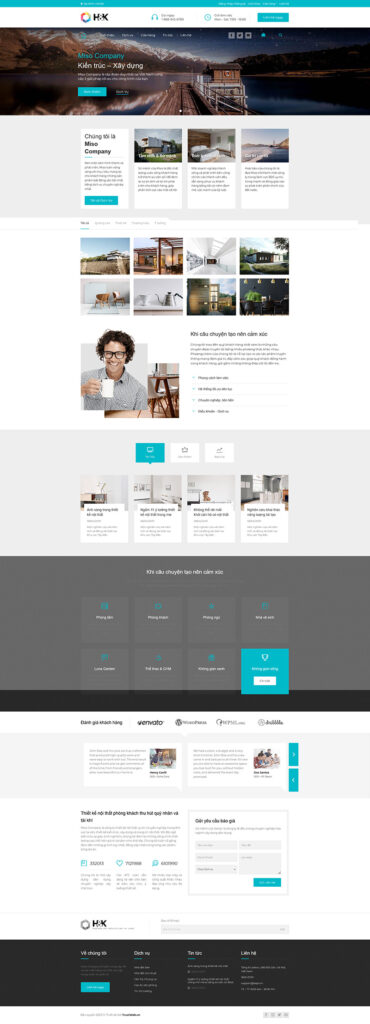 Mẫu theme Website kiến trúc xây dựng chuẩn SEO 31 Mẫu theme Website kiến trúc xây dựng chuẩn SEO hiển thị dự án trên đa thiết bị