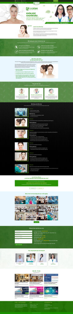 Mẫu theme Website dạy học trang điểm làm đẹp SEO 18 hoclamdep.mauthemewp.com