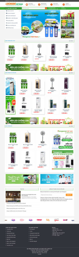 Mẫu theme web máy lọc nước chuẩn SEO 18 Mẫu theme web máy lọc nước chuẩn SEO