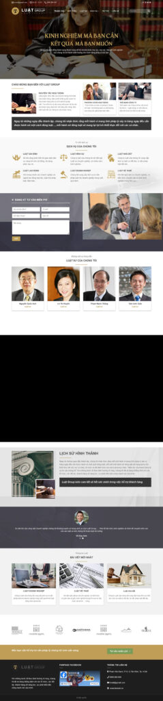 Mẫu theme web luật sư 2 chuẩn SEO 1 web luật sư chuẩn seo