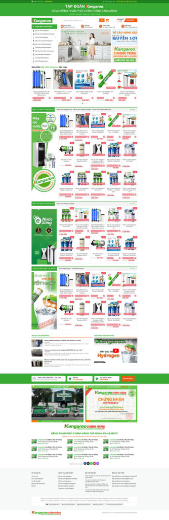 Mẫu theme web máy lọc nước chuẩn SEO 21 web mẫu máy lọc nước