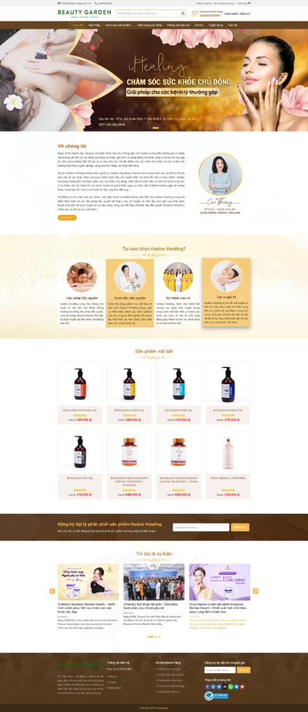 Mẫu theme web mỹ phẩm 4 chuẩn SEO 3 mypham04.mauthemewp.com