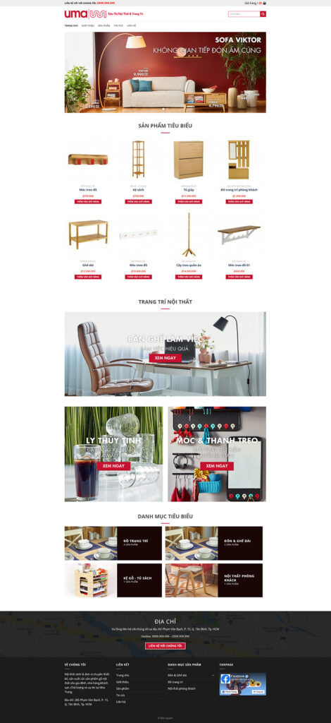 Mẫu theme web bán đồ nội thất 7 chuẩn SEO 4 web bán đồ nội thất