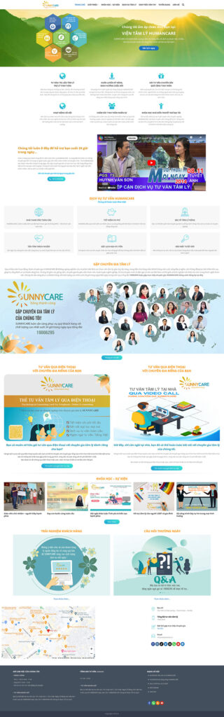 Mẫu theme web tư vấn tâm lý chuẩn SEO 4 Giao diện trang chủ Mẫu theme web tư vấn tâm lý chuẩn SEO với tông màu pastel thư giãn và hình ảnh chuyên gia thân thiện