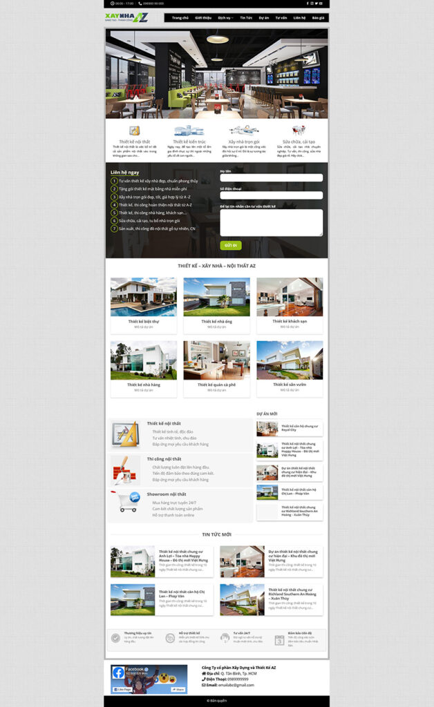 Mẫu theme web doanh nghiệp xây dựng chuẩn SEO 4 Mẫu theme web doanh nghiệp xây dựng chuẩn SEO hiển thị Portfolio đẹp