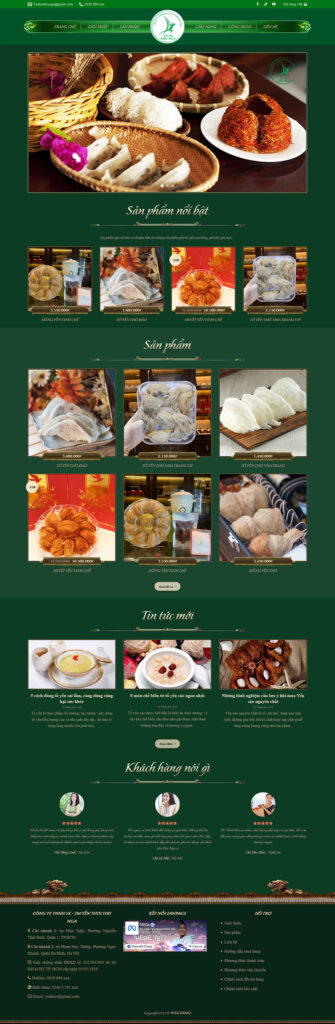 Mẫu theme web yến xào 2 chuẩn SEO 4 Mẫu theme web yến xào 2 chuẩn SEO hiển thị sản phẩm đẹp mắt