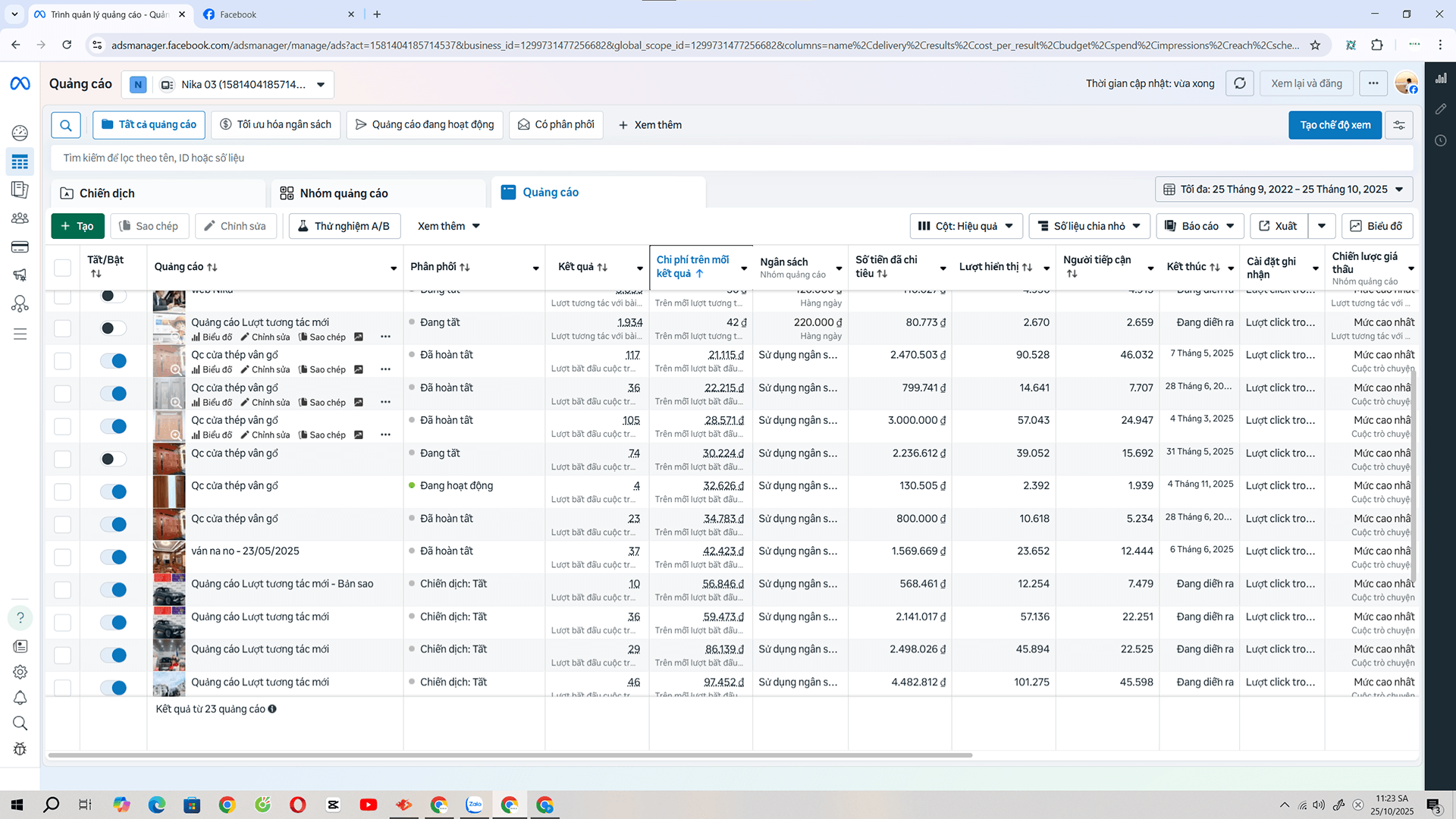 hình ảnh quảng cáo thực tế