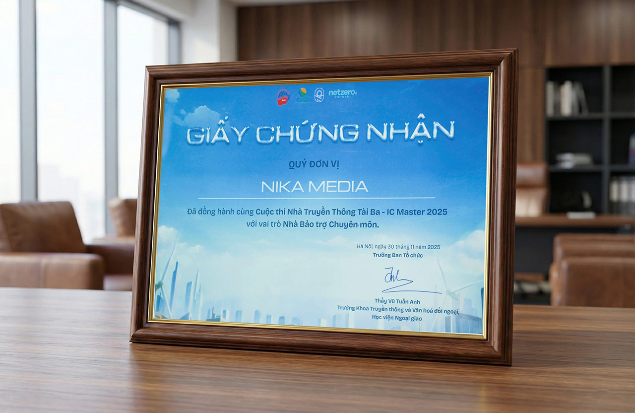 Nika Media bảo trợ chuyên môn