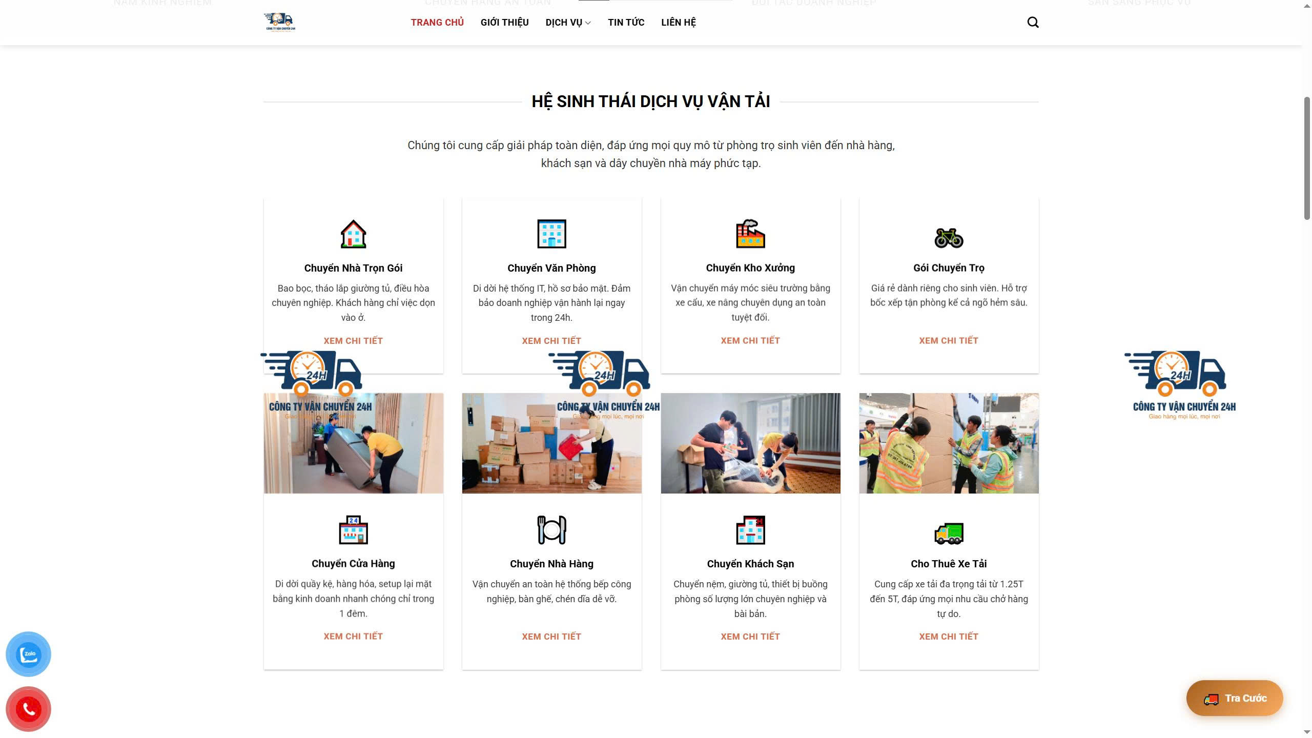 Thiết Kế Website Dịch Vụ Chuyển Nhà Chuyên Nghiệp Tích Hợp Tính Cước & Chọn Ngày Đẹp 9 Thiết kế website nhẹ nhàng chuẩn seo và đạt tốc độ cao