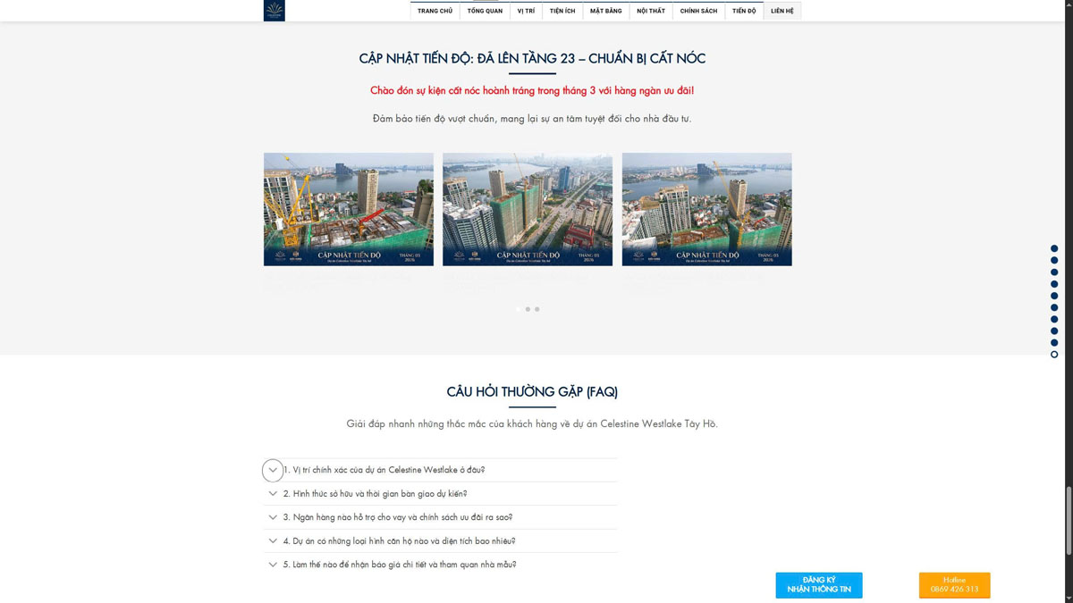 Dịch Vụ Thiết Kế Website Bất Động Sản: Case Study Dự Án Celestine Tây Hồ 13 Thiết kế chuẩn SEO làm những gì mà google đánh giá cao thời điểm hiện tại